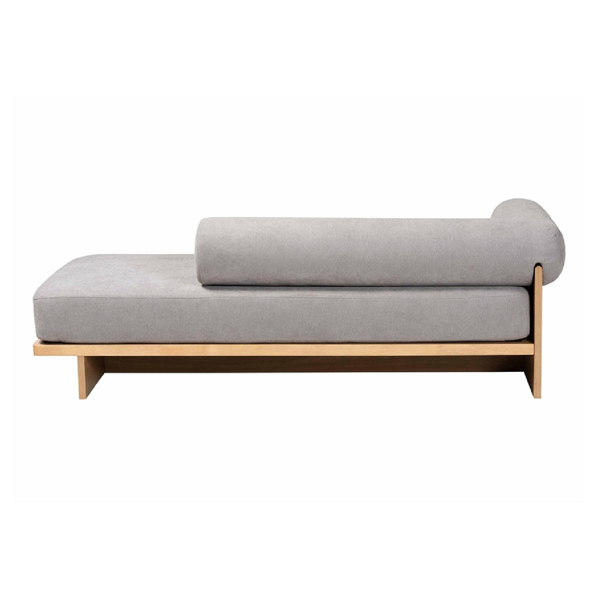 Modern European furniture - Gray Left-Arm Chaise Lounge - www.oroa.com