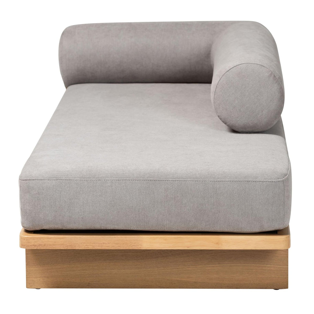 Modern European furniture - Gray Left-Arm Chaise Lounge - www.oroa.com