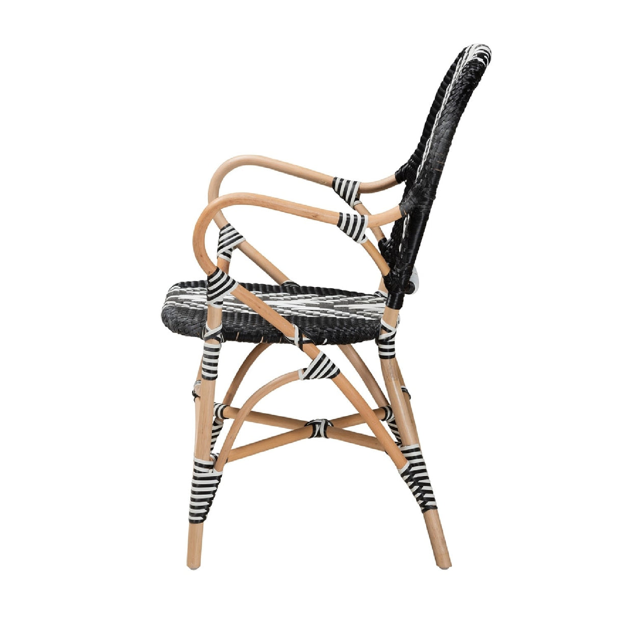 Modern European furniture - Two Toned Weaving Dining Chair - www.oroa.com