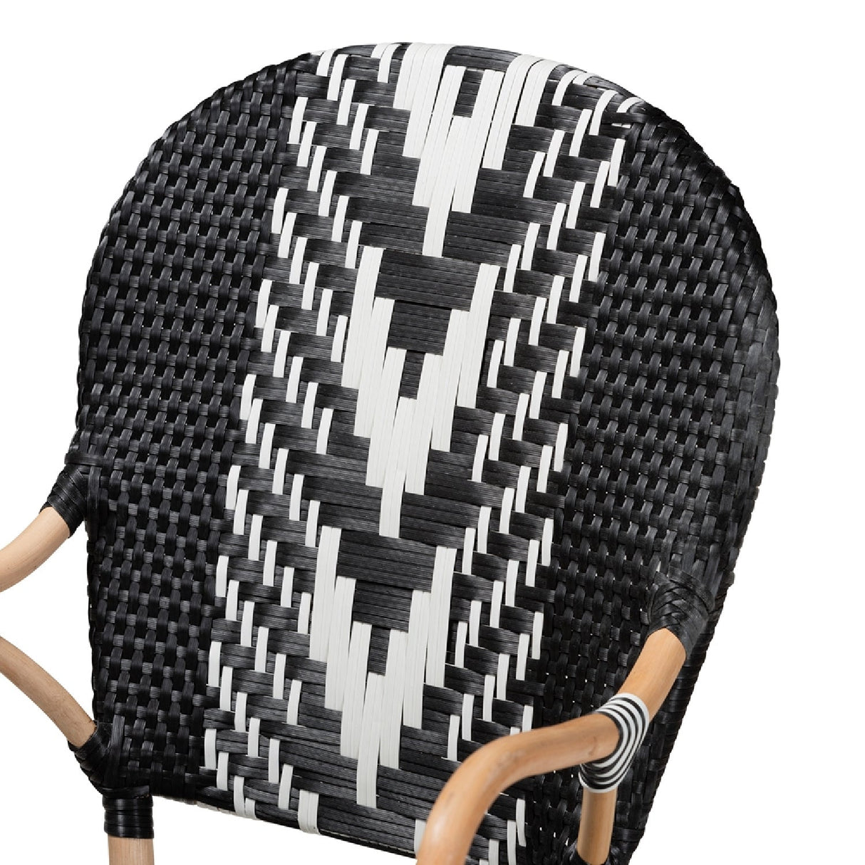 Modern European furniture - Two Toned Weaving Dining Chair - www.oroa.com
