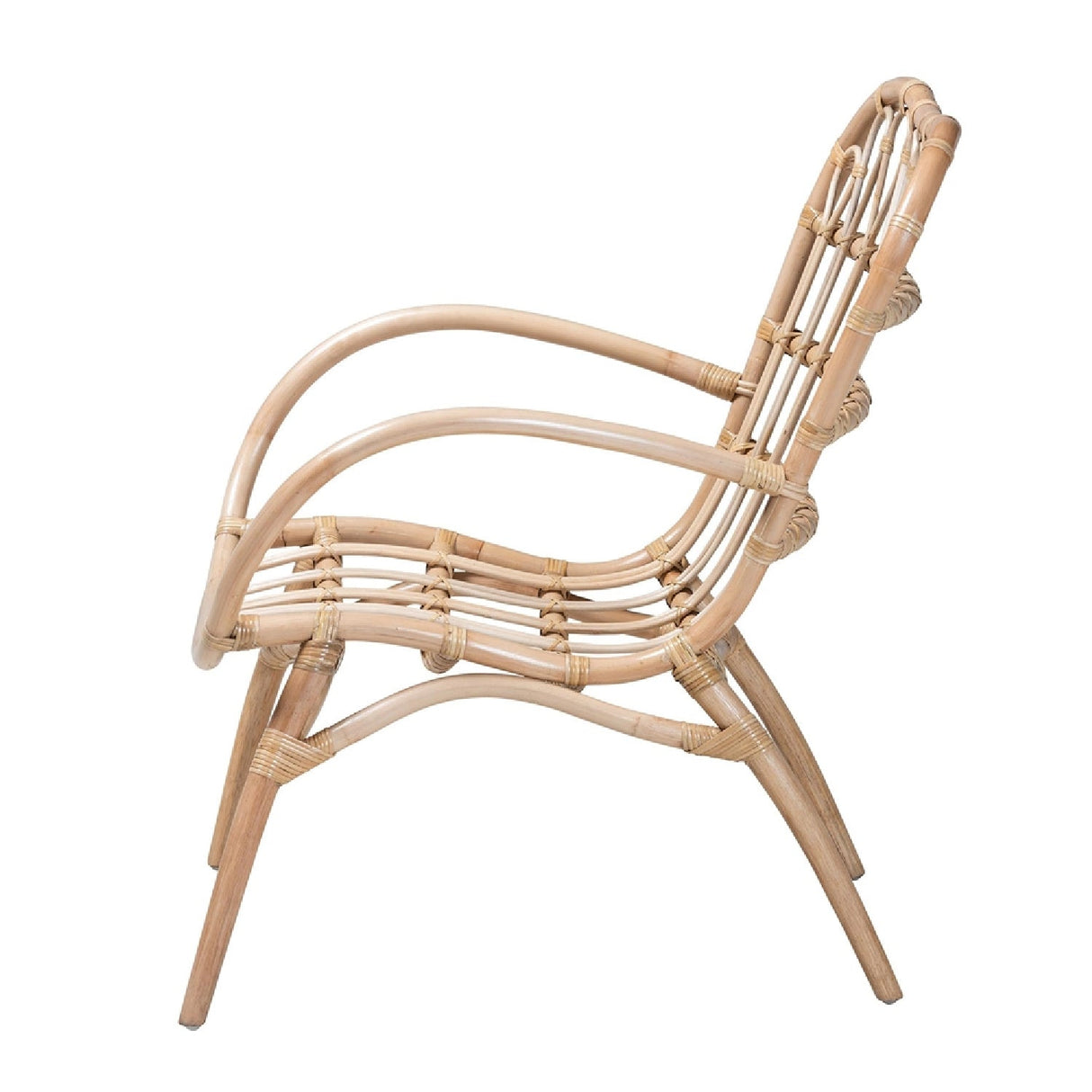 Modern European furniture - Rattan Openwork Bohemian Lounge Chair - www.oroa.com