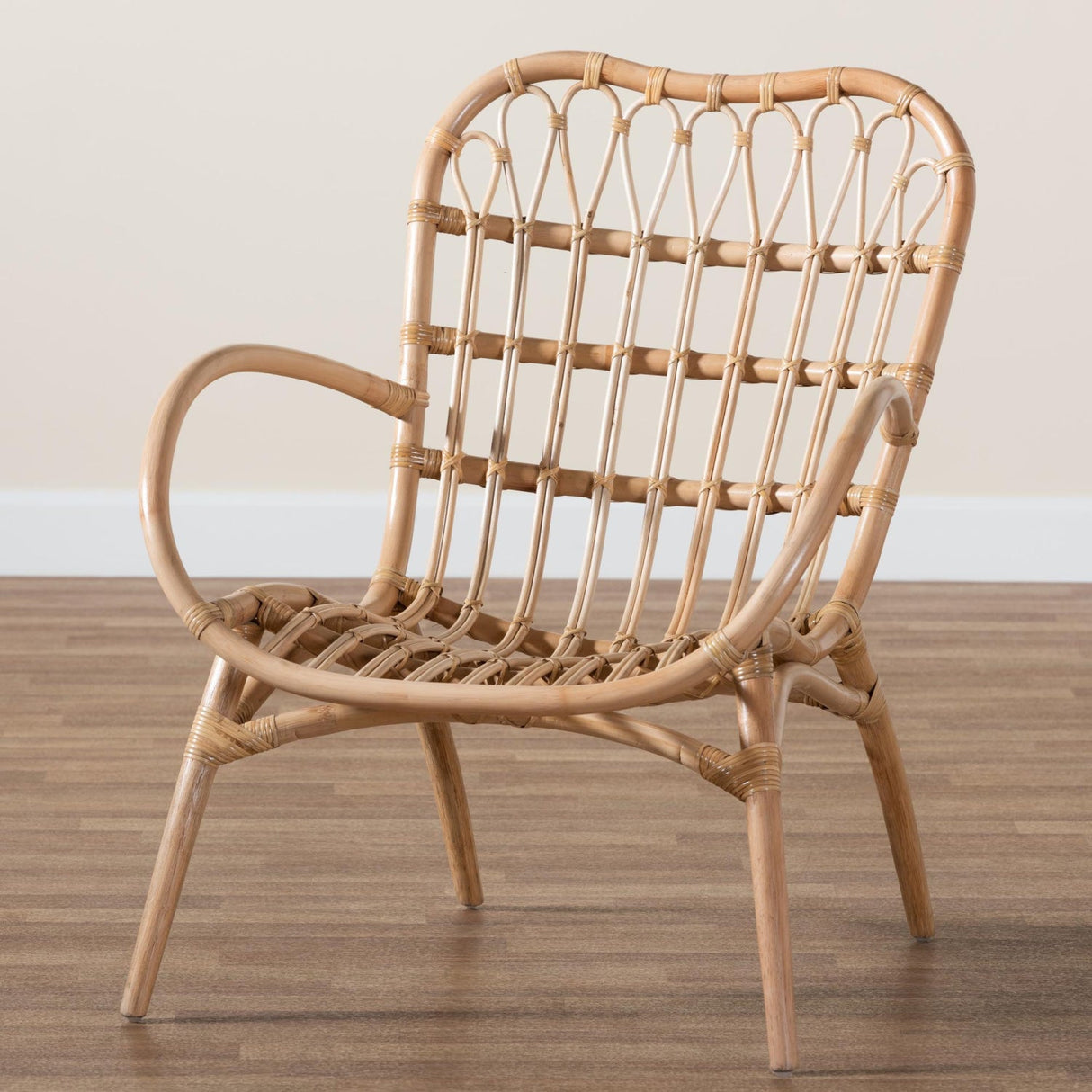 Modern European furniture - Rattan Openwork Bohemian Lounge Chair - www.oroa.com