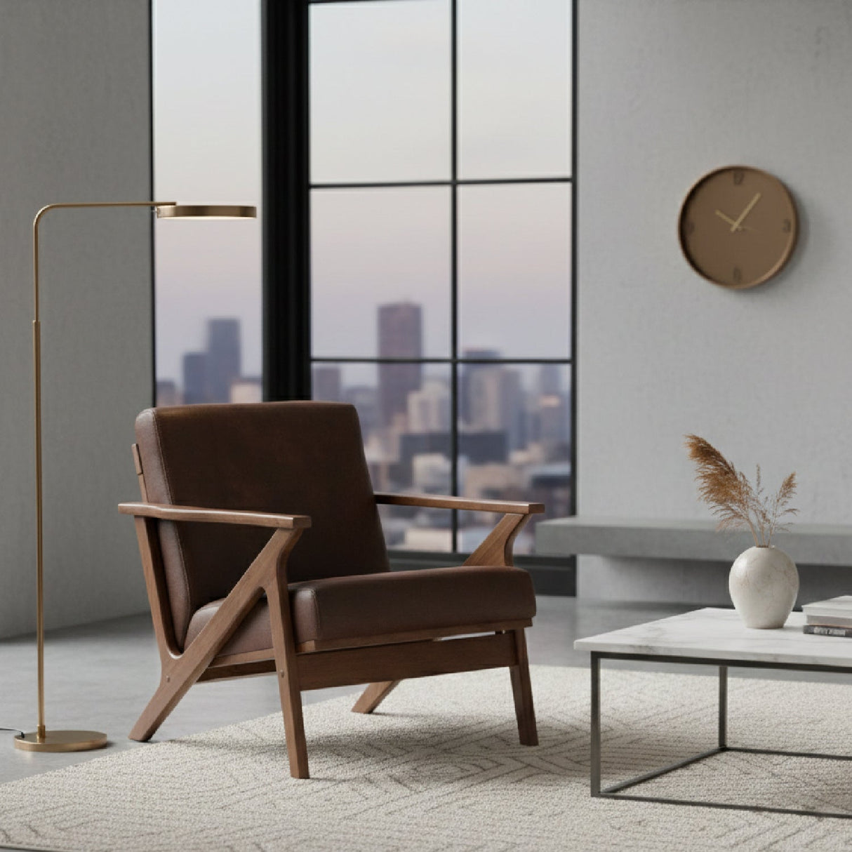 Modern European furniture - Mid Century Retro Dining Chair - www.oroa.com