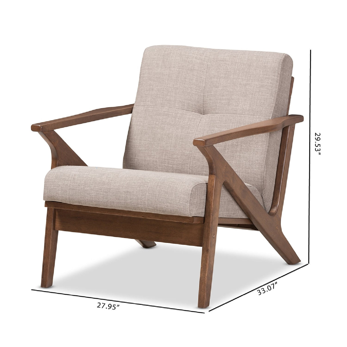 Mid Century Retro Dining Chair | Bali Loom Bianca | Oroa.com