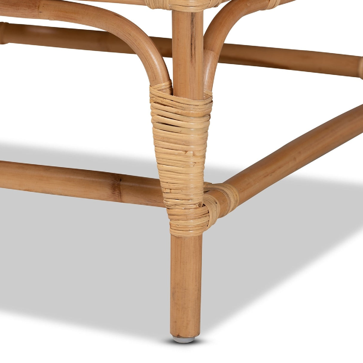 Modern European furniture - White Padded Rattan Accent Chair - www.oroa.com