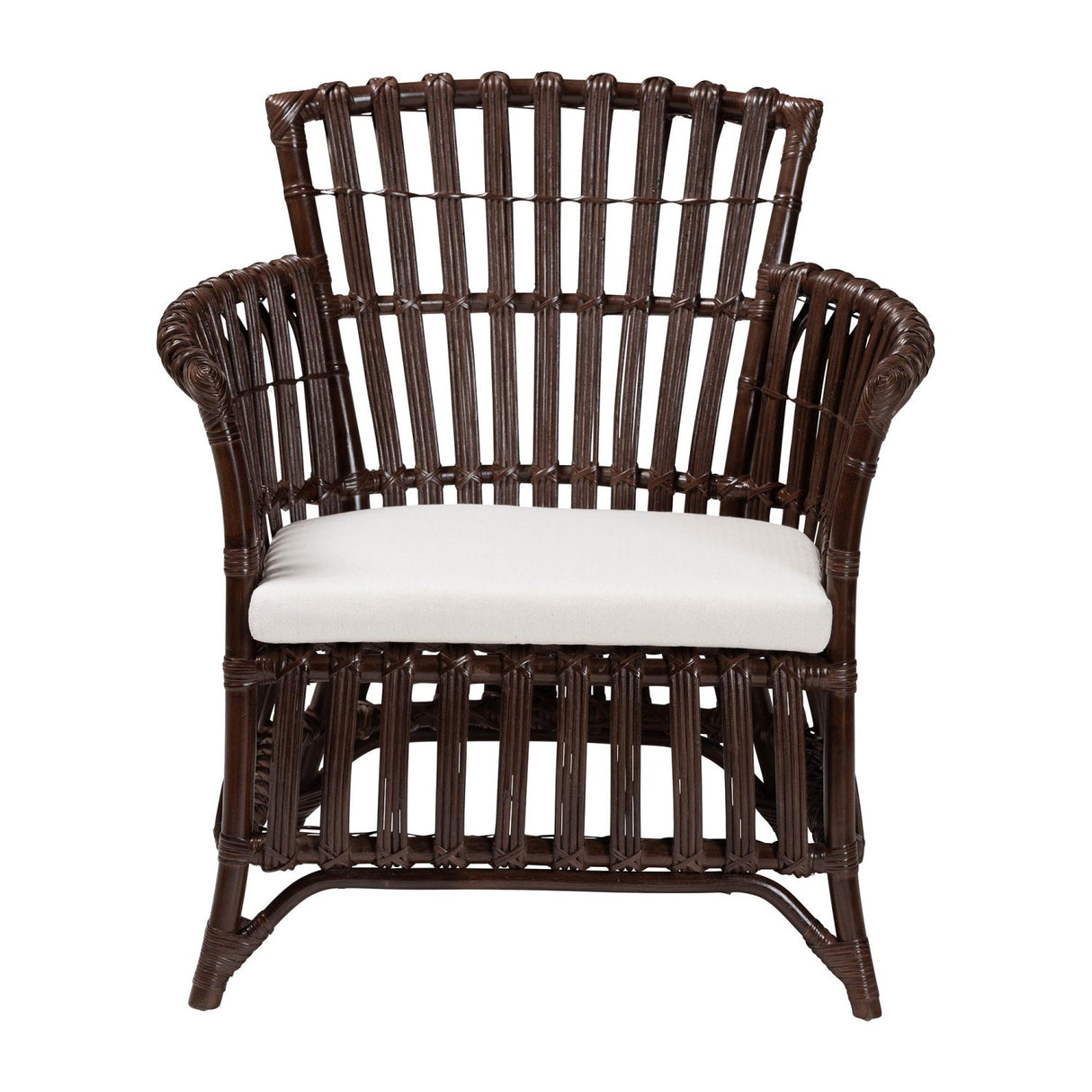 Modern European furniture - Dark Brown Bohemian Accent Chair - www.oroa.com