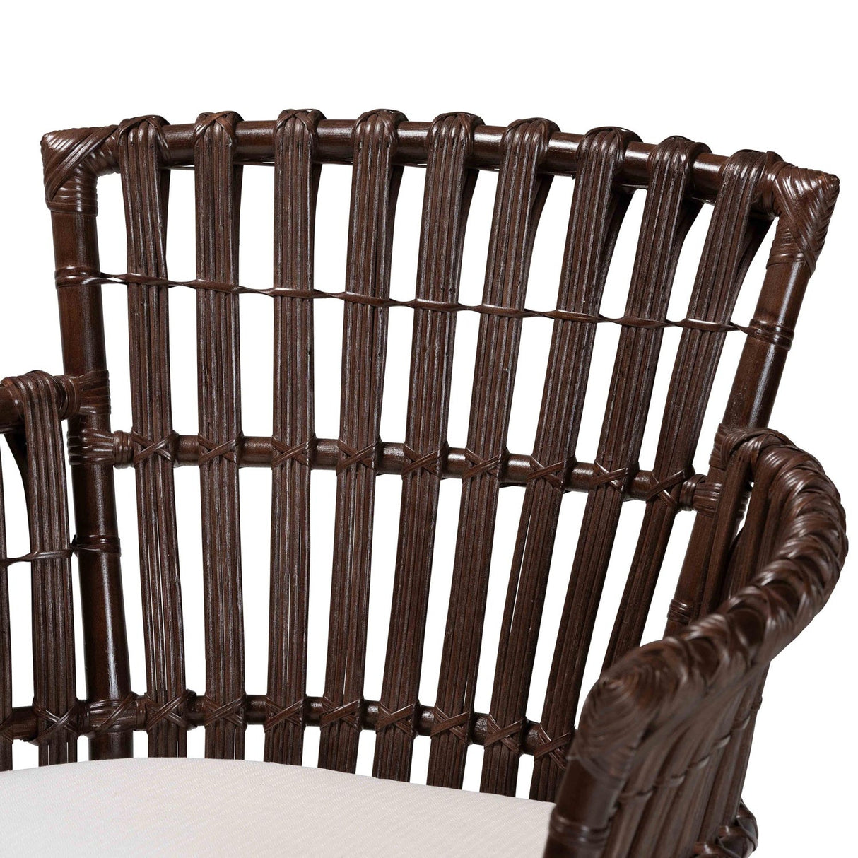 Modern European furniture - Dark Brown Bohemian Accent Chair - www.oroa.com