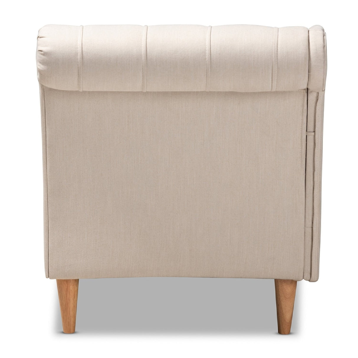 Modern European furniture - Scroll Back Tufted Chaise Lounge - www.oroa.com