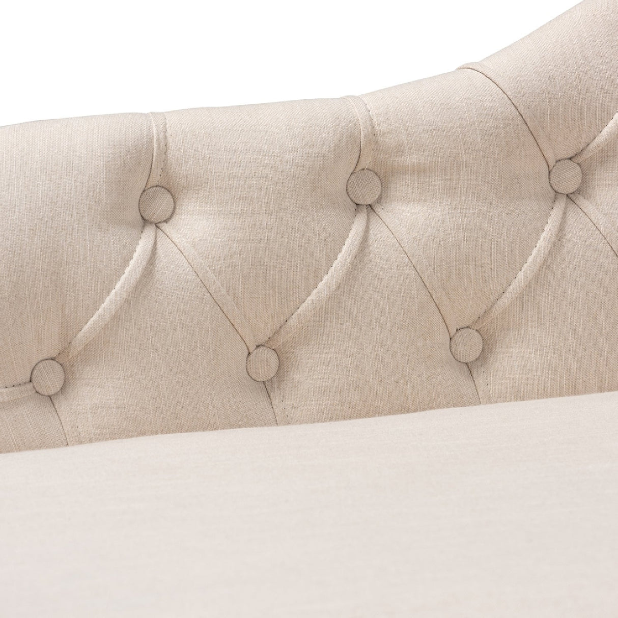 Modern European furniture - Scroll Back Tufted Chaise Lounge - www.oroa.com