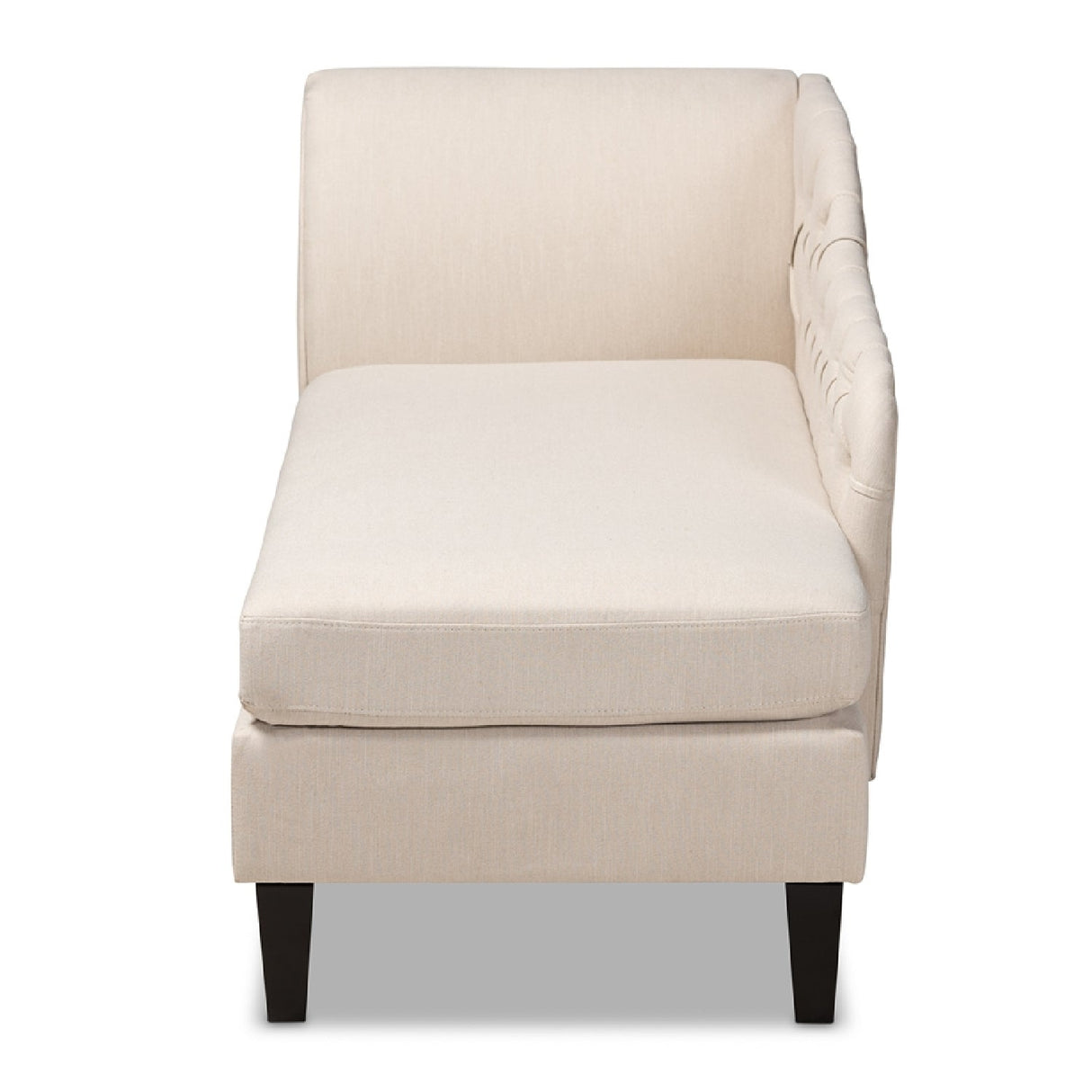 Modern European furniture - Tufted Fabric Chaise Lounge - www.oroa.com