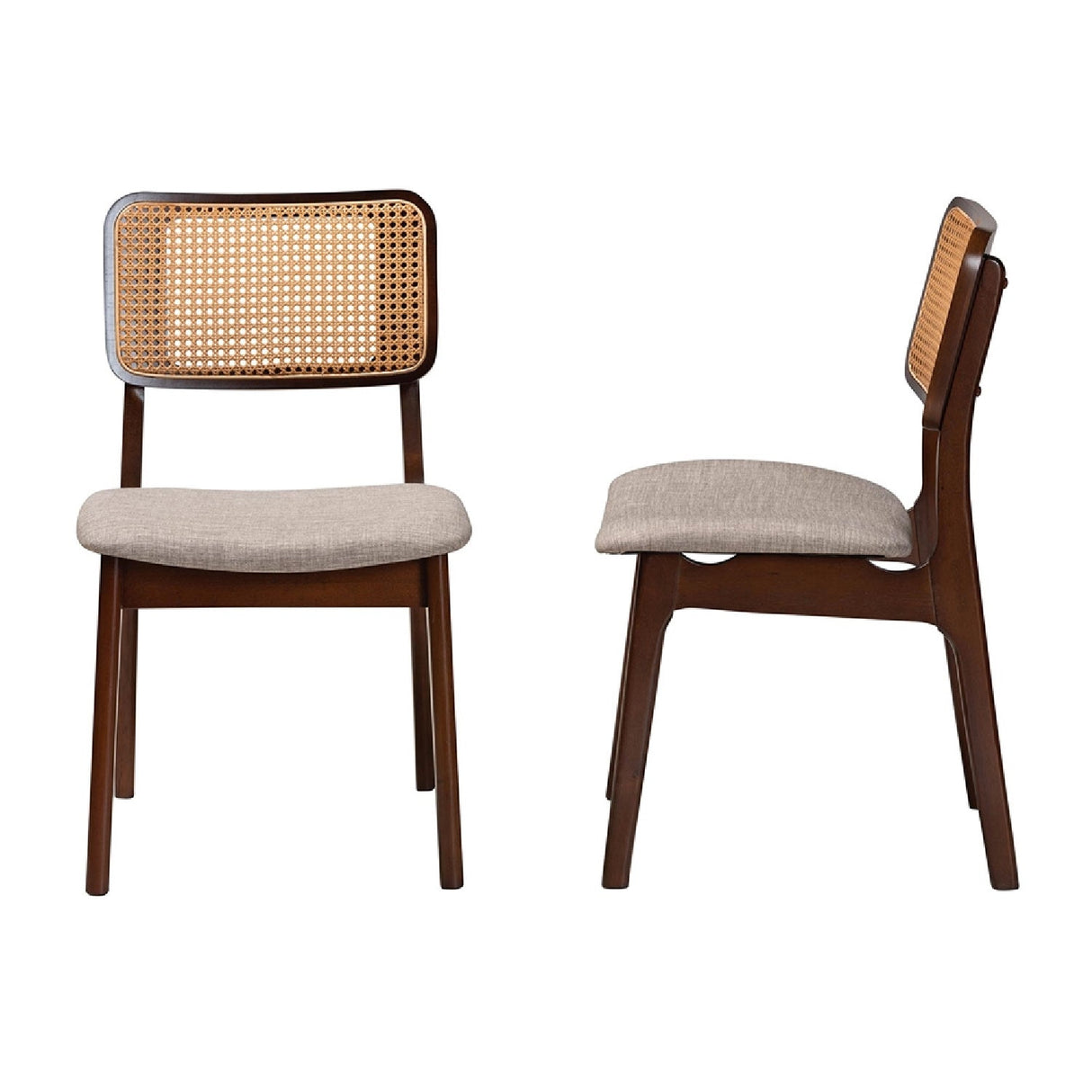 Modern European furniture - Woven Rattan Back Dining Chairs 2 - www.oroa.com