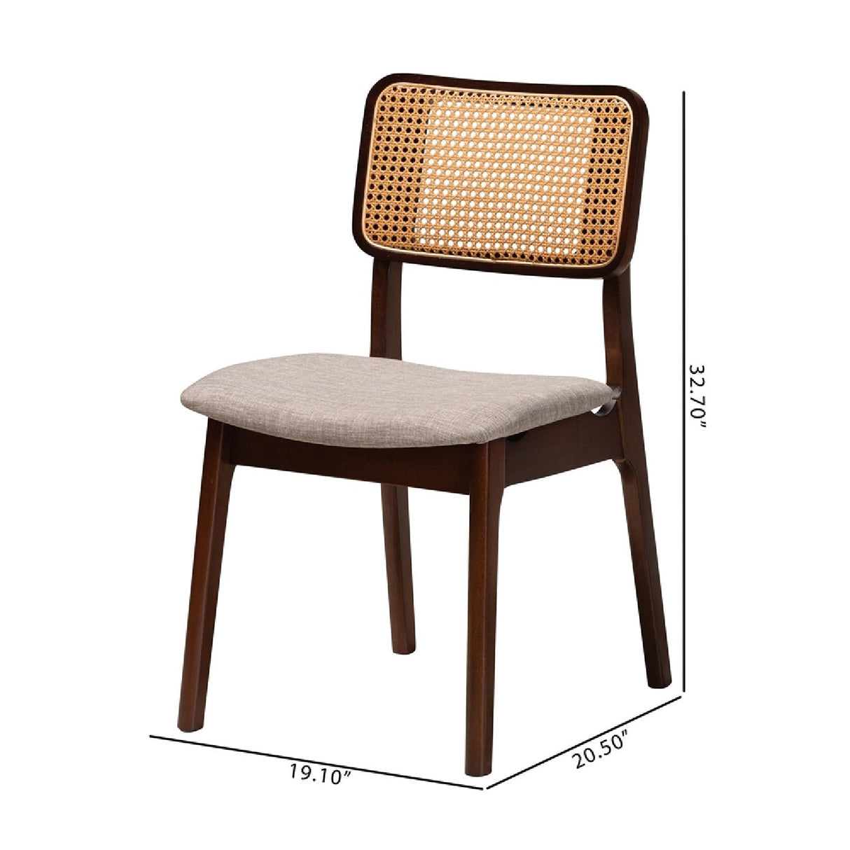 Modern European furniture - Woven Rattan Back Dining Chairs 2 - www.oroa.com