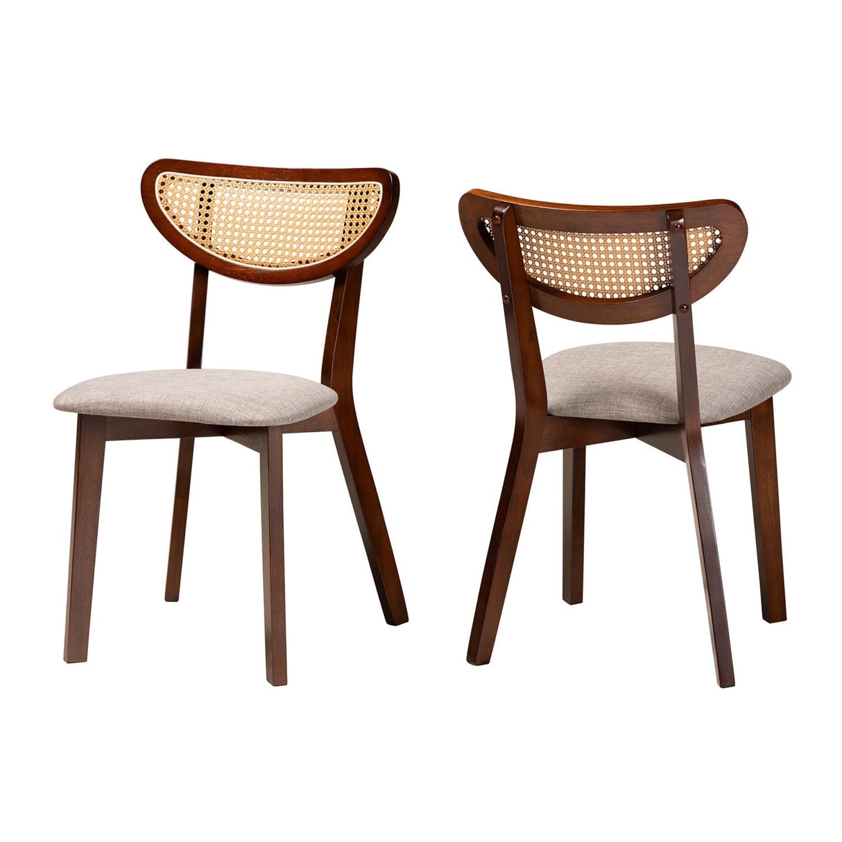 Modern European furniture - Crescent Rattan Back Dining Chairs 2 - www.oroa.com