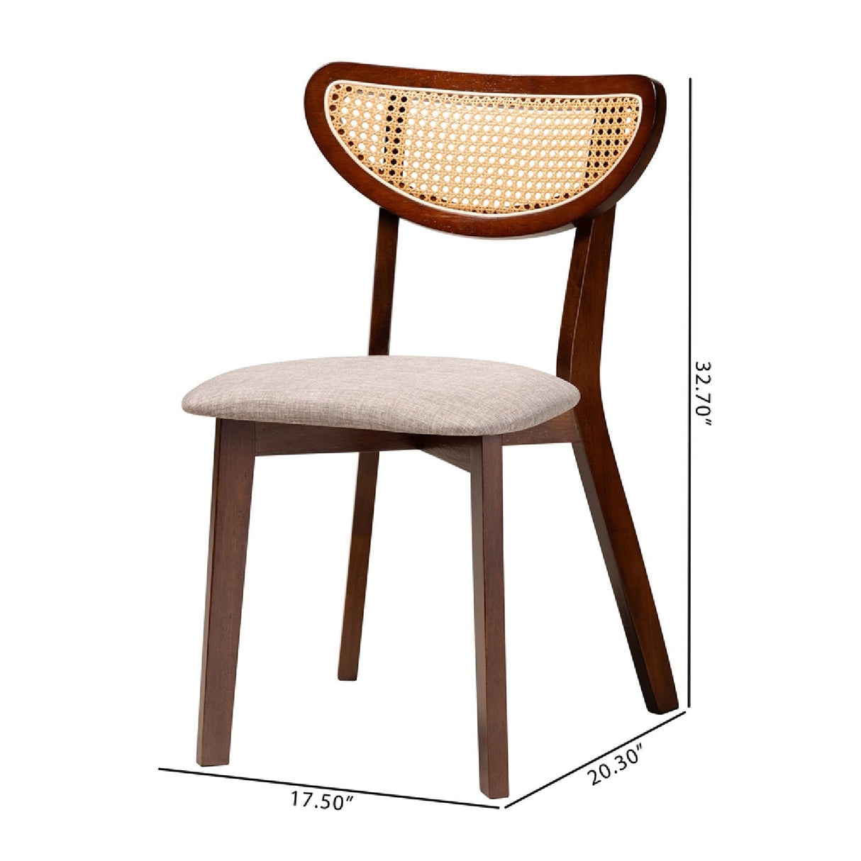 Modern European furniture - Crescent Rattan Back Dining Chairs 2 - www.oroa.com