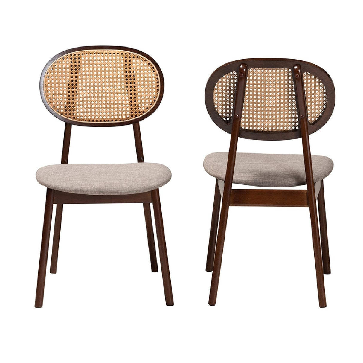 Modern European furniture - Mid Century Padded Wooden Dining Chairs 2 - www.oroa.com