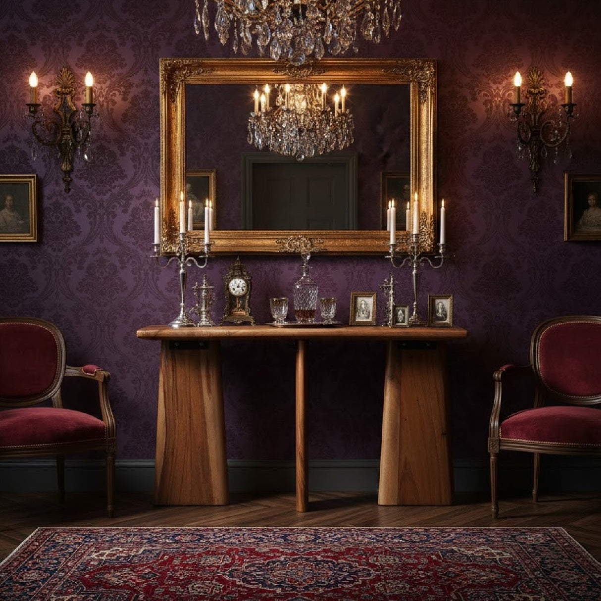 Modern European furniture - Suar Wood Console Table - www.oroa.com