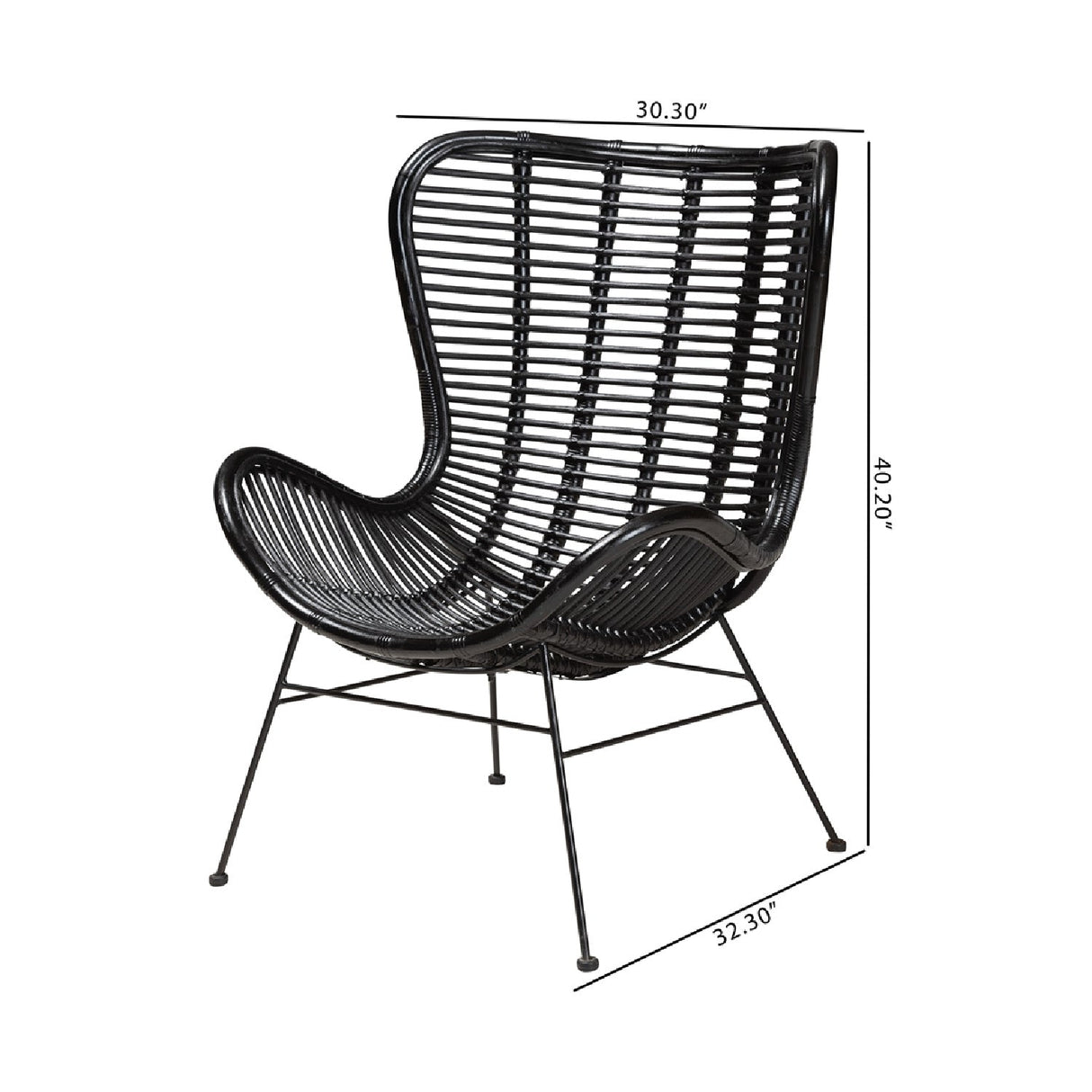 Modern European furniture - Rattan Bohemian Accent Chair - www.oroa.com