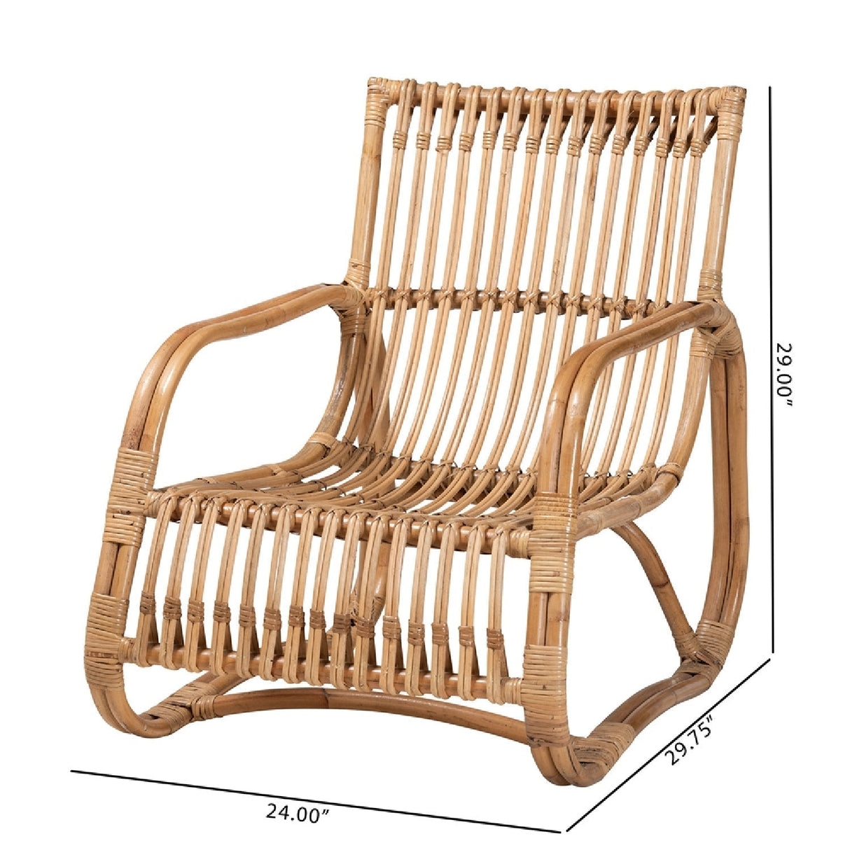 Modern European furniture - Openwork Rattan Accent Chair |- www.oroa.com