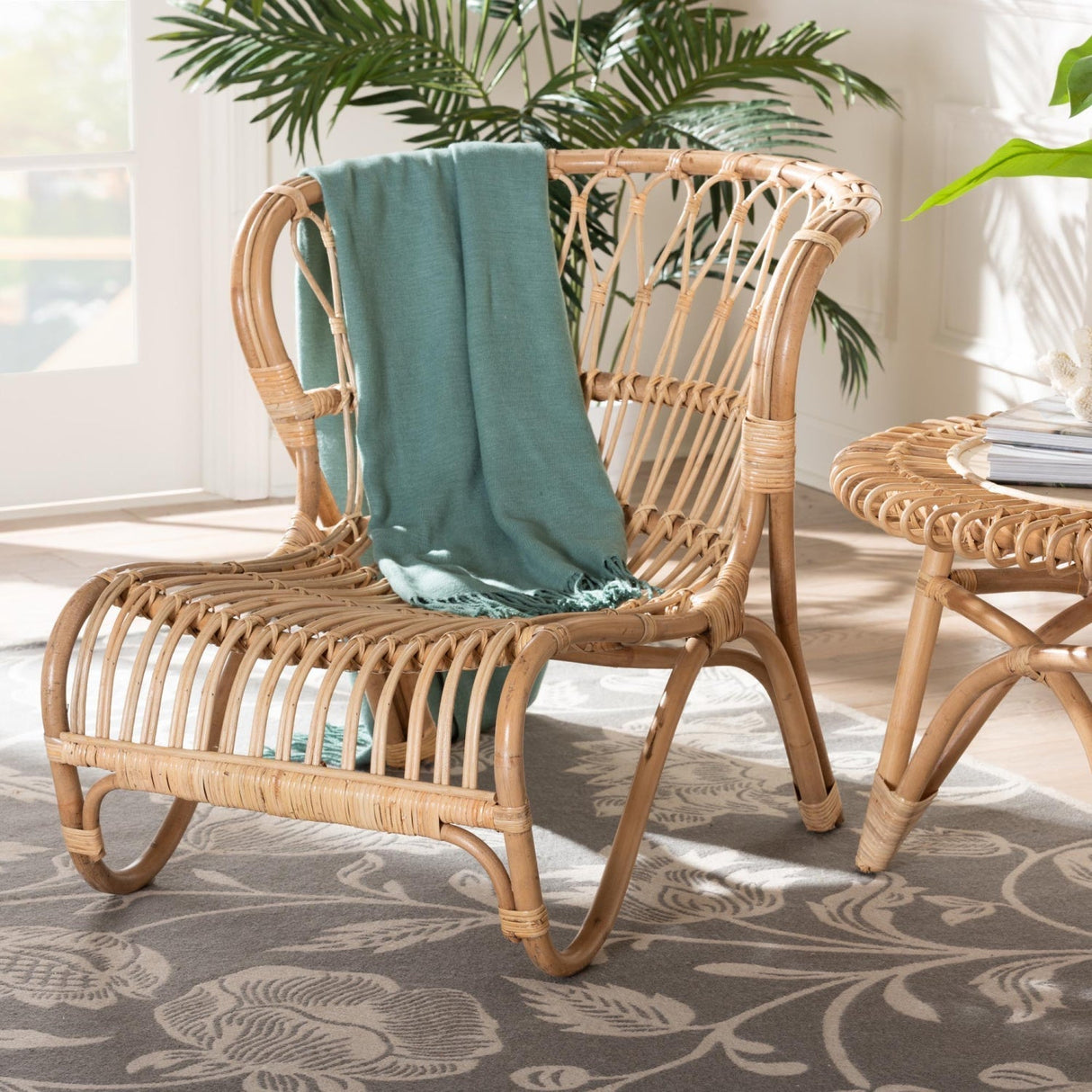 Modern European furniture - Rattan Openwork Accent Chair - www.oroa.com