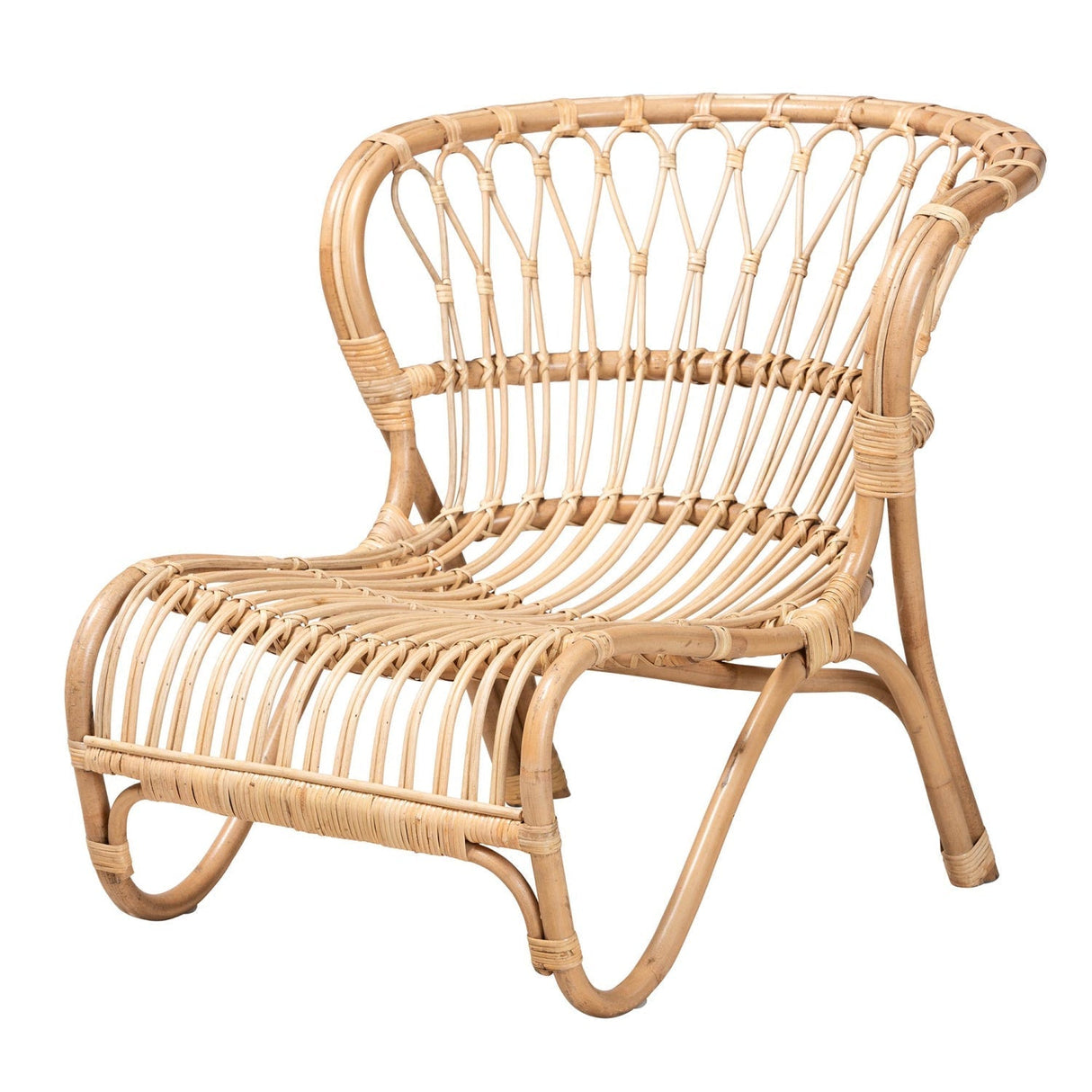 Modern European furniture - Rattan Openwork Accent Chair - www.oroa.com