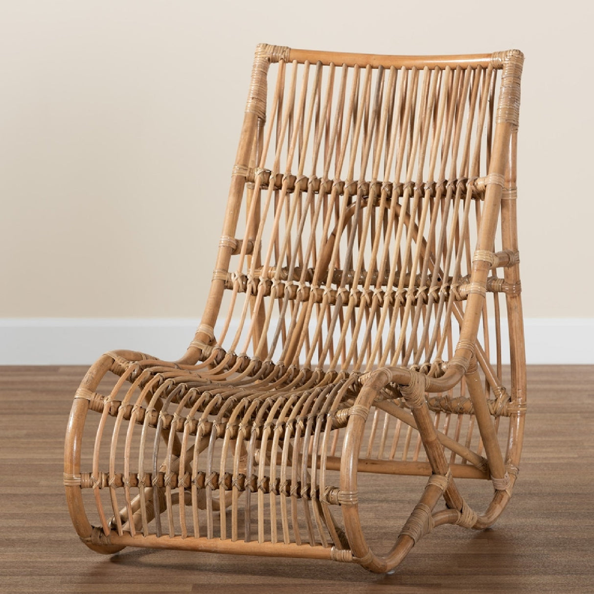 Modern European furniture - Rattan High Back Lounge Chair - www.oroa.com