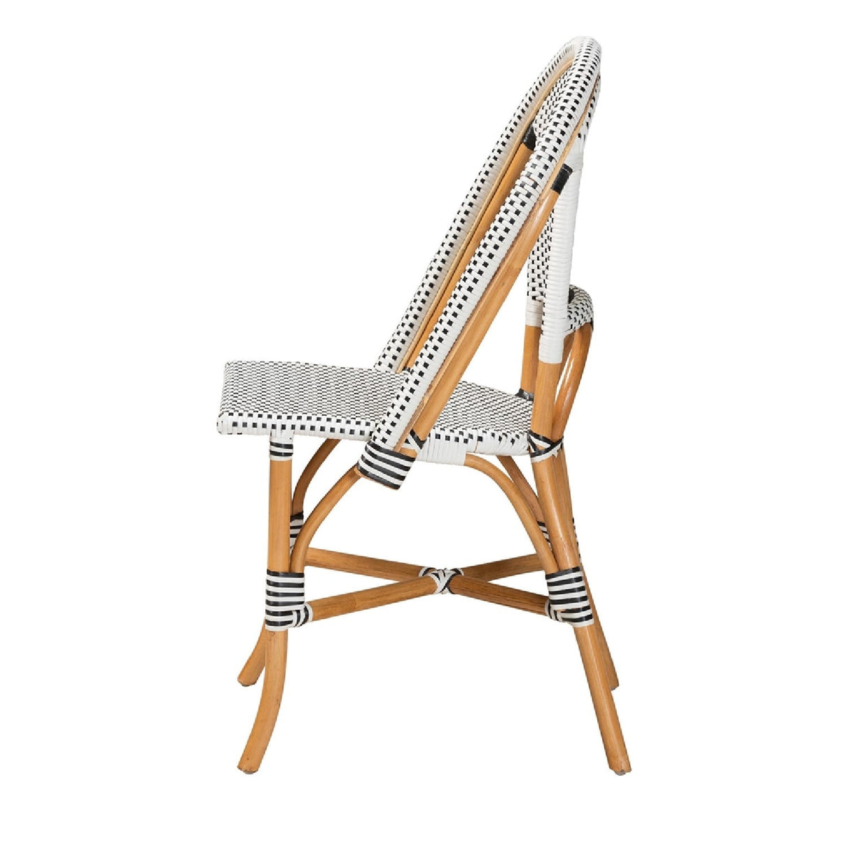 Contract furniture - White Weaving Indoor Outdoor Bistro Chair - www.oroatrade.com