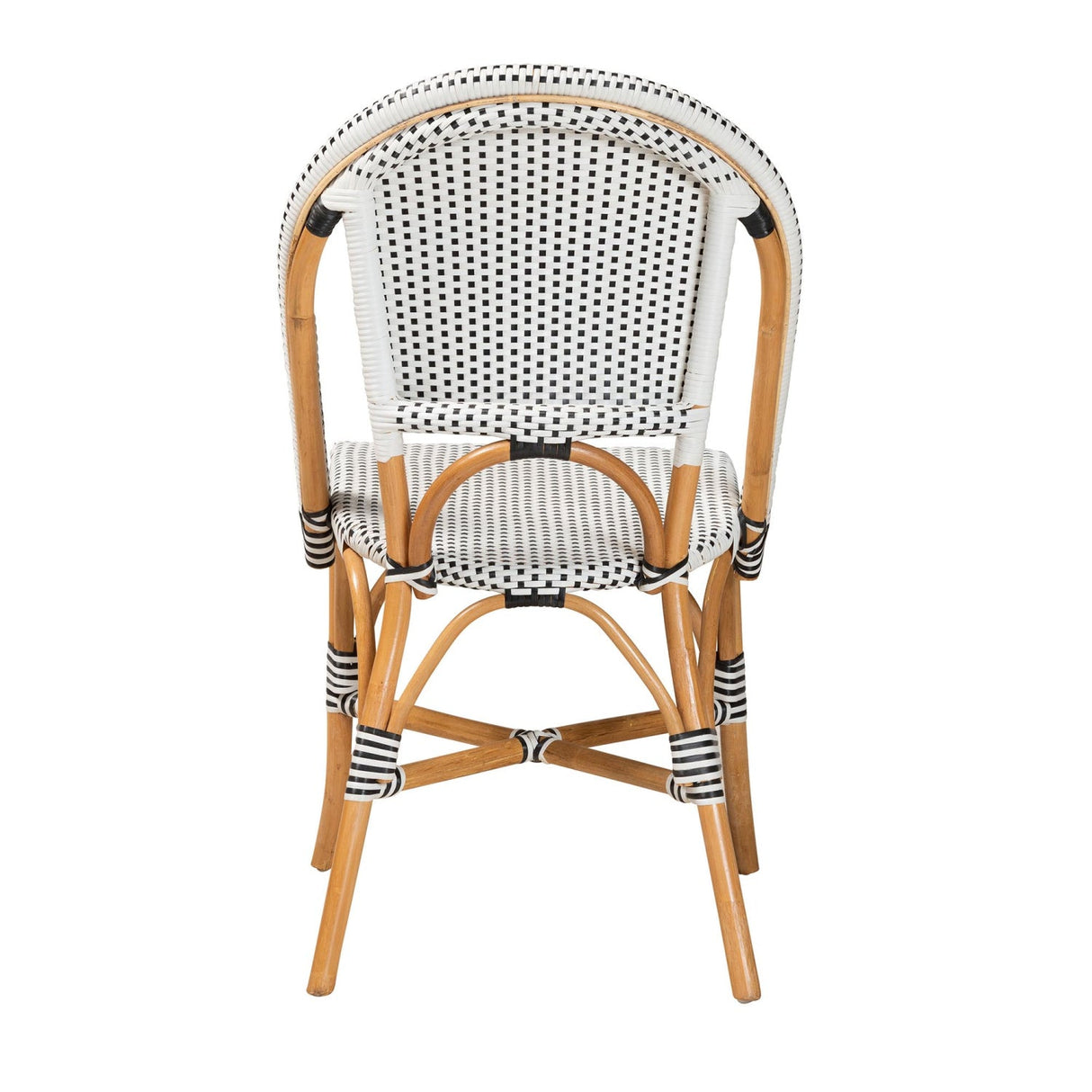 Contract furniture - White Weaving Indoor Outdoor Bistro Chair - www.oroatrade.com | Oroa.com