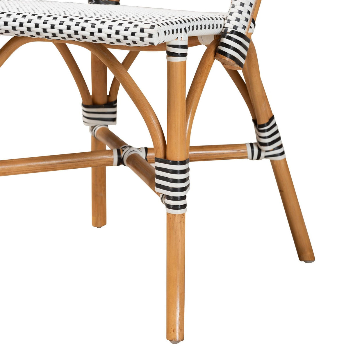 Contract furniture - White Weaving Indoor Outdoor Bistro Chair - www.oroatrade.com