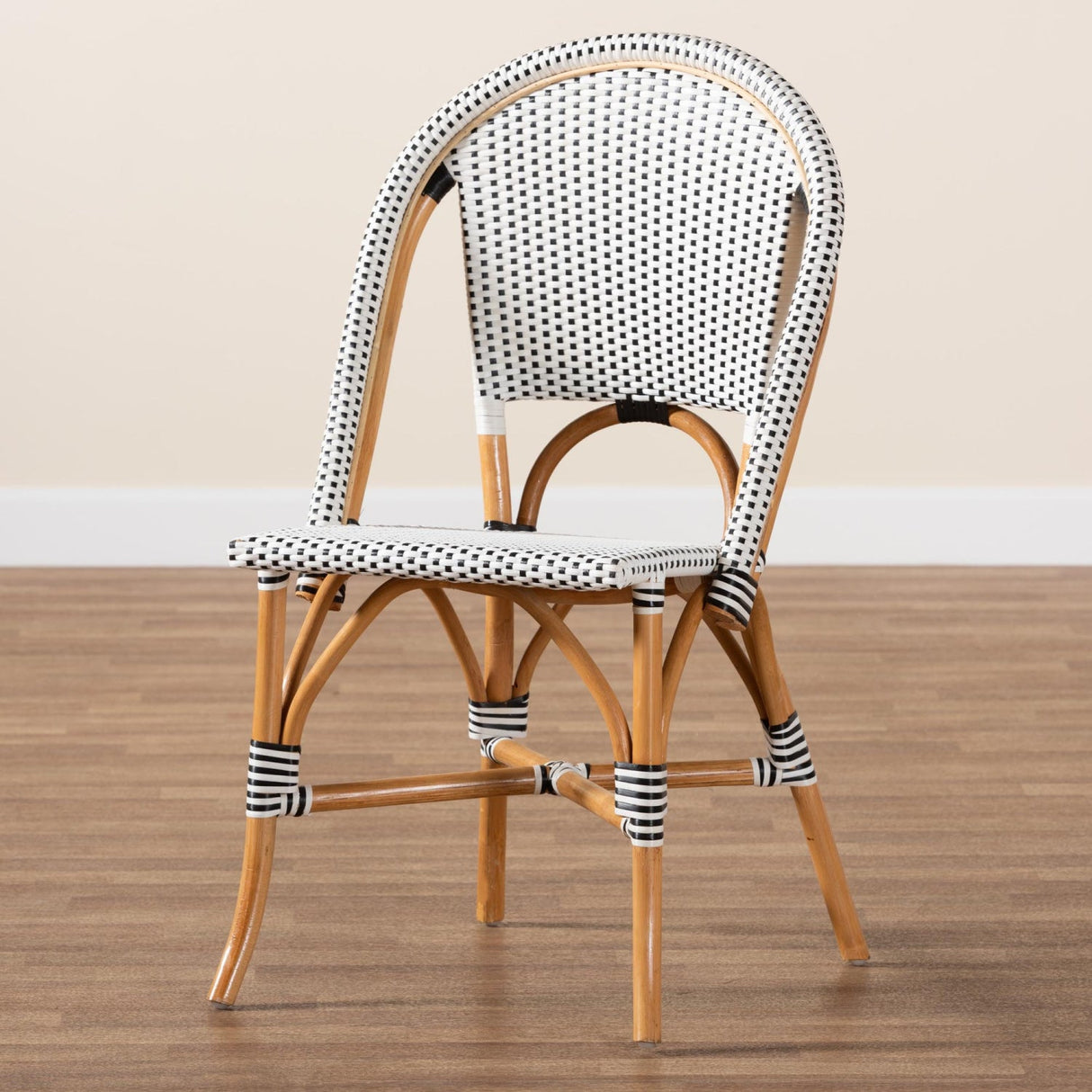 Contract furniture - White Weaving Indoor Outdoor Bistro Chair - www.oroatrade.com