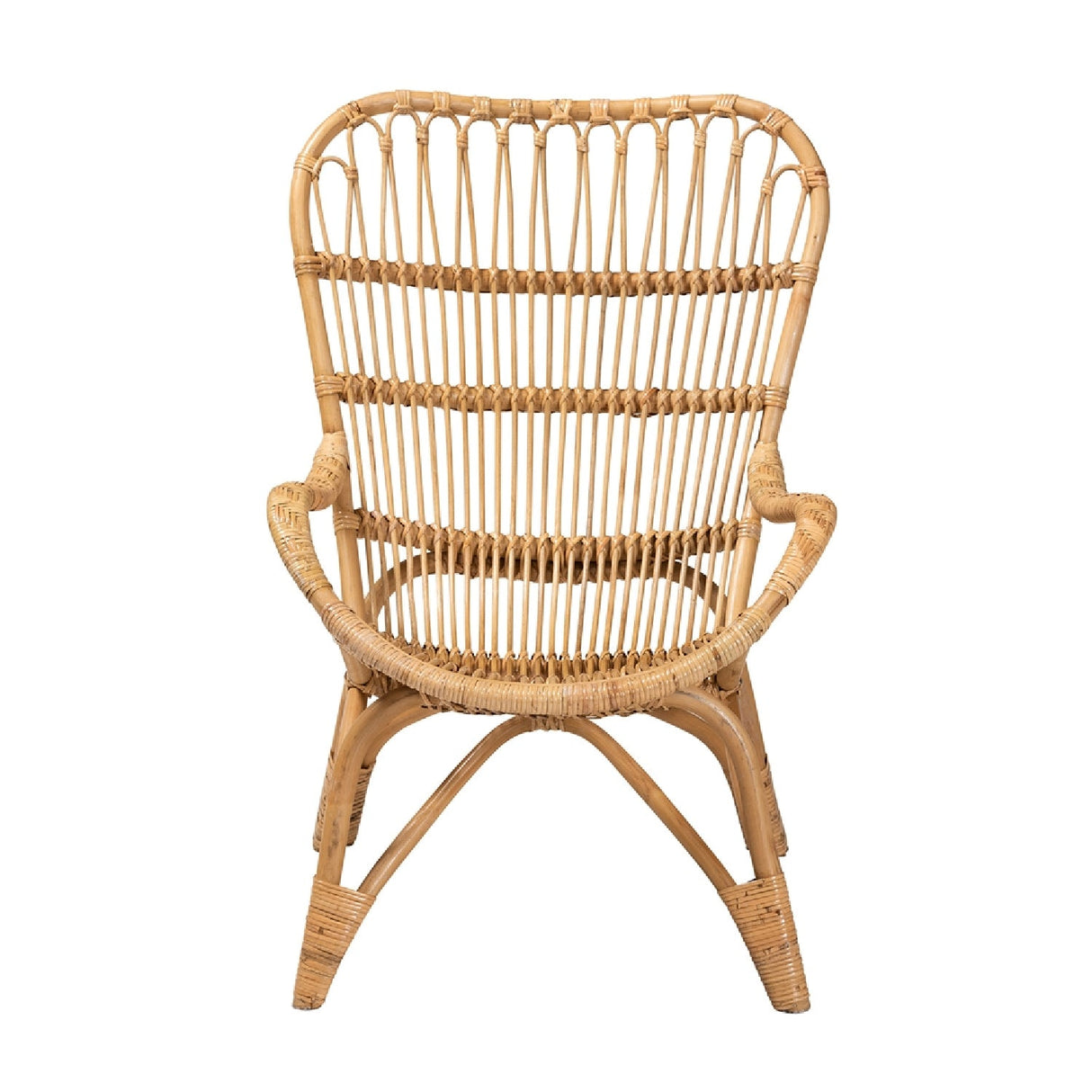 Modern European furniture - Rattan Modern Bohemian Lounge Chair - www.oroa.com
