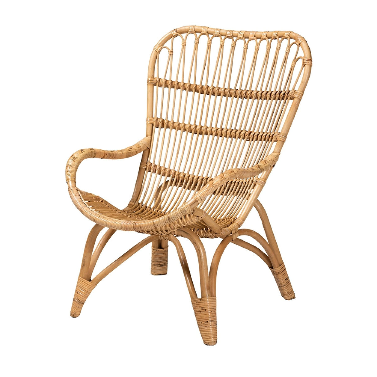 Modern European furniture - Rattan Modern Bohemian Lounge Chair - www.oroa.com