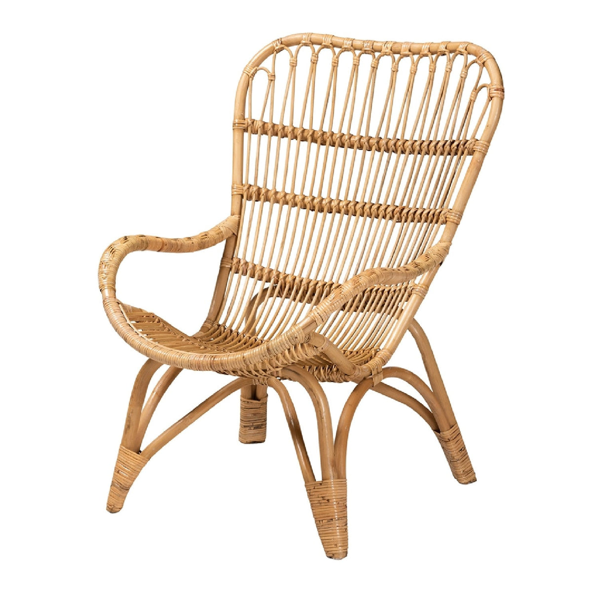 Modern European furniture - Rattan Modern Bohemian Lounge Chair - www.oroa.com