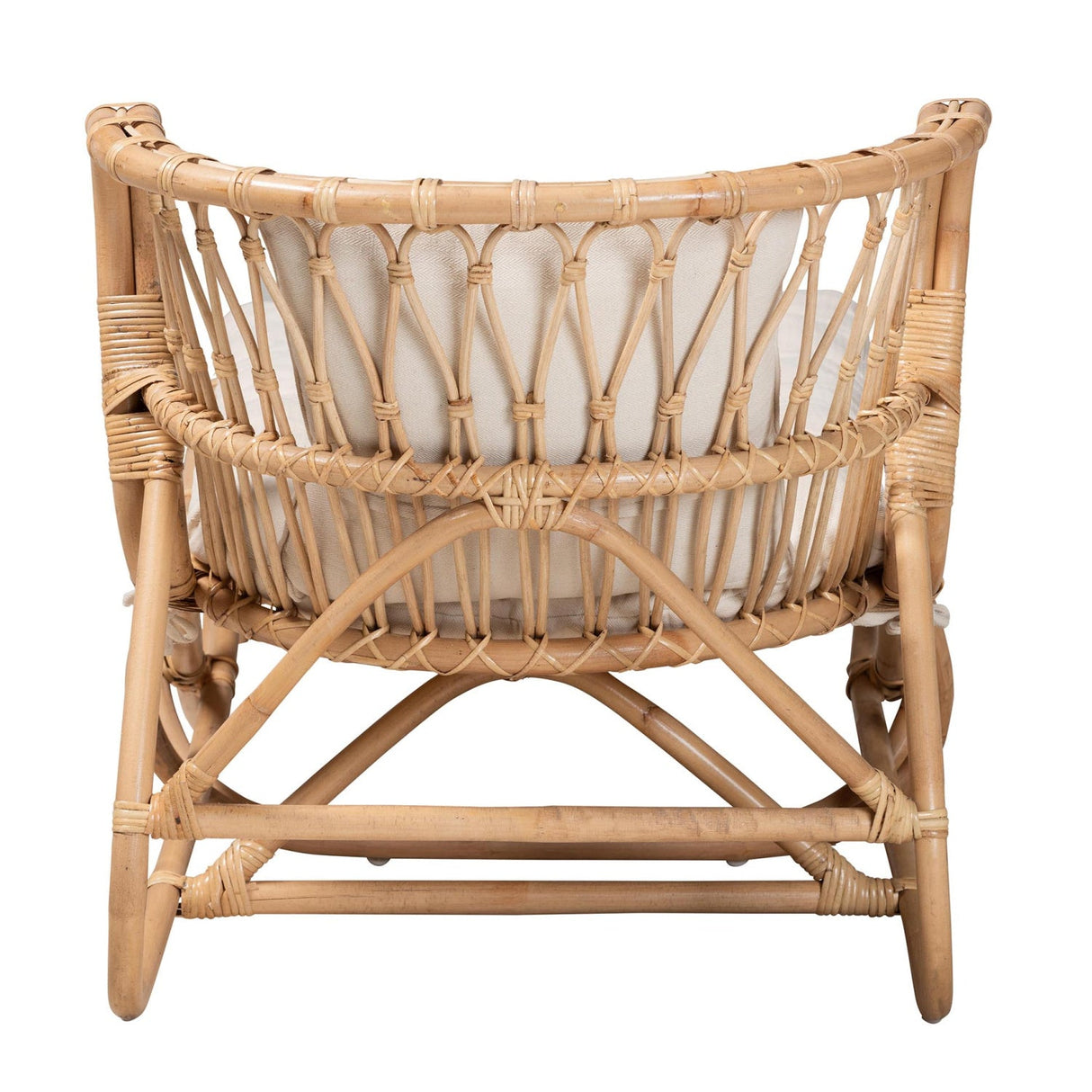 Modern European furniture - Brown Rattan Chaise Lounge - www.oroa.com