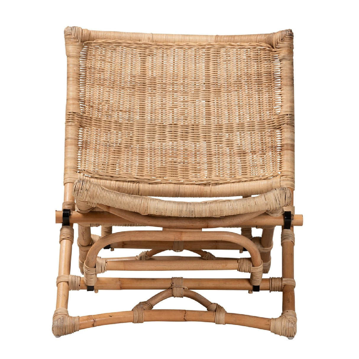 Modern European furniture - Natural Rattan Foldable Lounge Chair - www.oroa.com