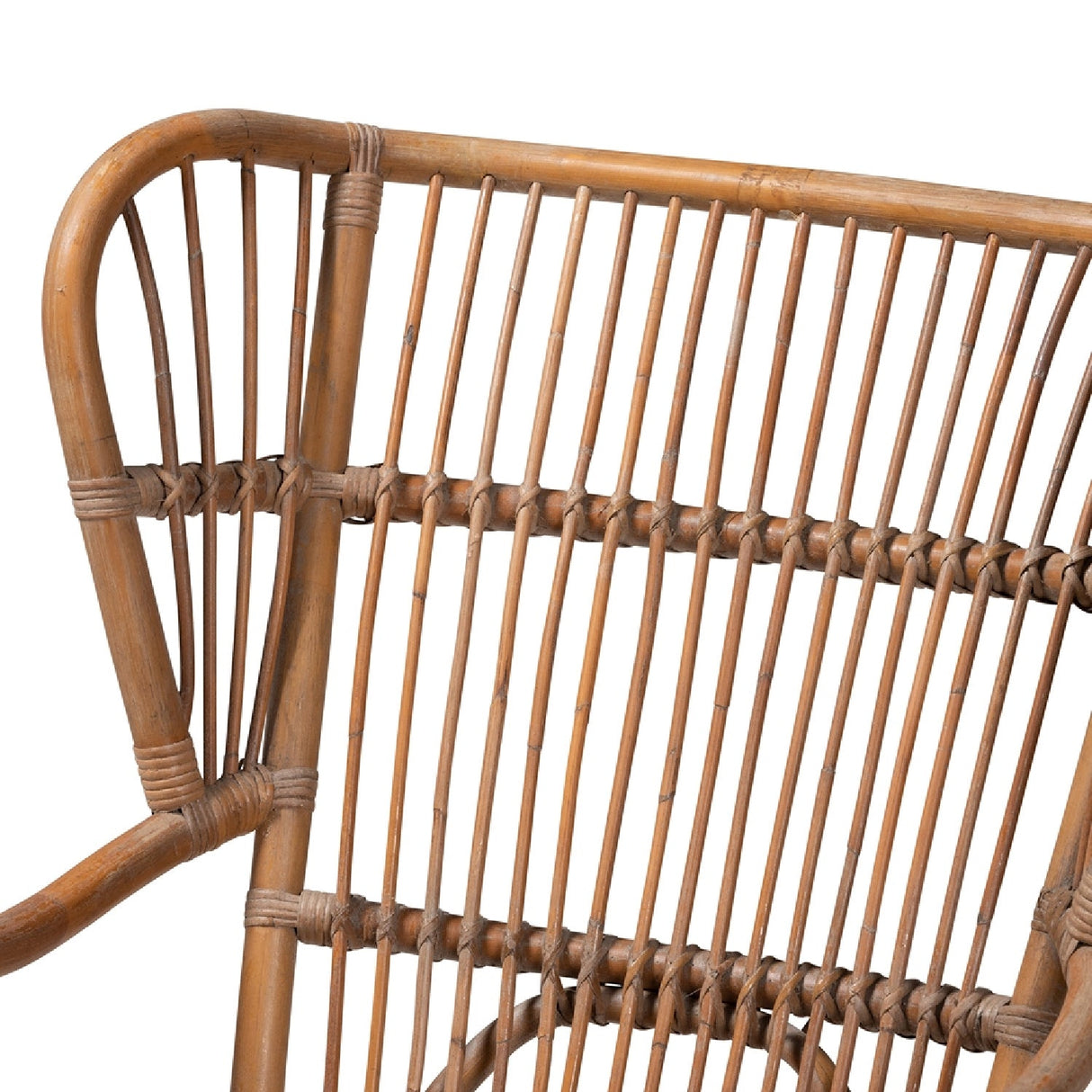 Modern European furniture - Rattan Rods Antique Lounge Chair - www.oroa.com