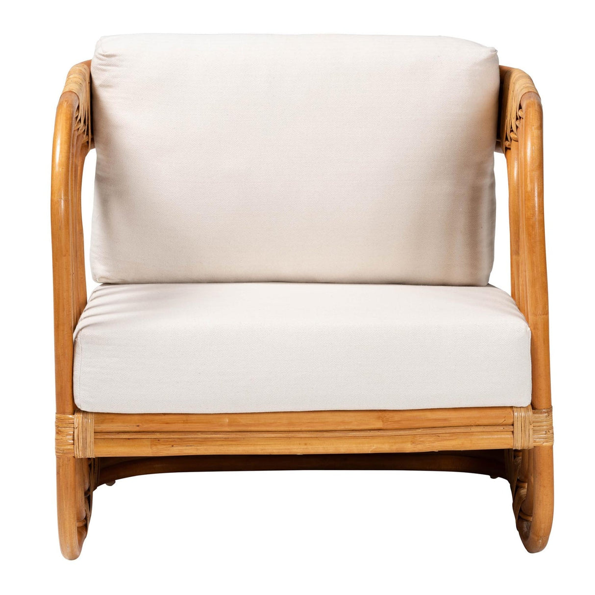 Modern European furniture - Modern Indoor Outdoor Boho Rattan Lounge Chair- www.oroa.com