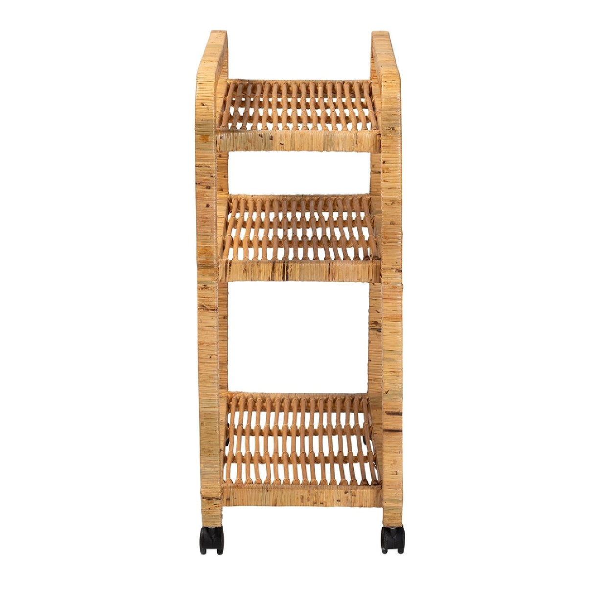 Modern European furniture - Rattan Wrapped Kitchen Cart - www.oroa.com
