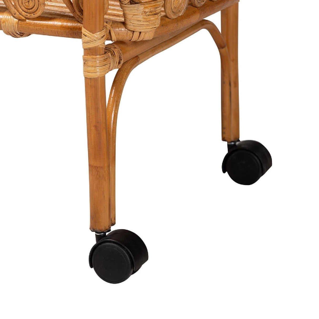 Modern European furniture - Natural Rattan Kitchen Cart - www.oroa.com