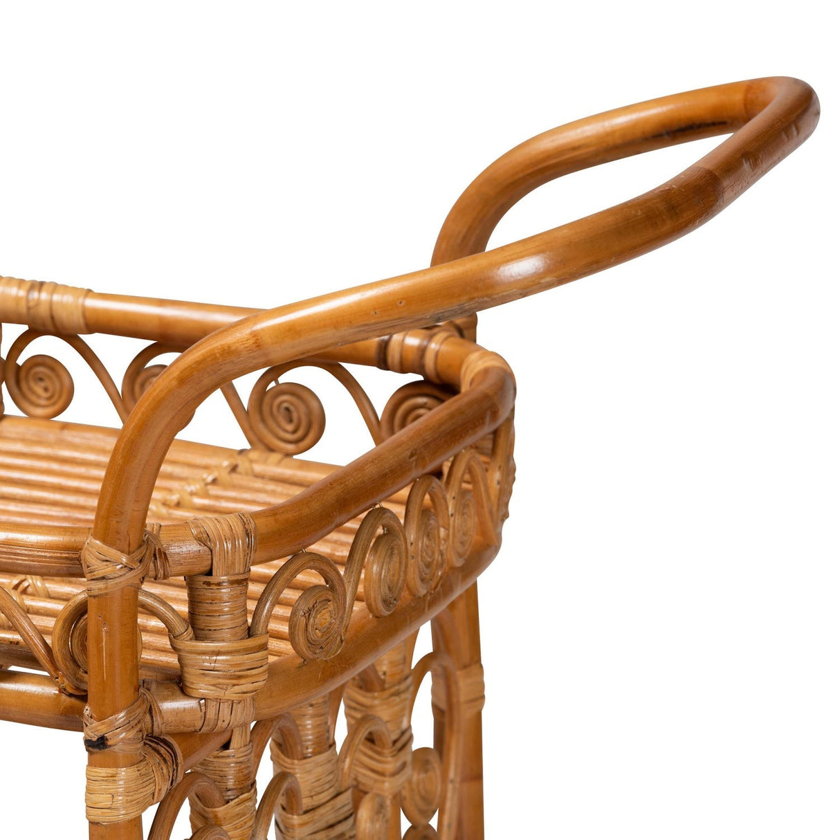 Modern European furniture - Natural Rattan Kitchen Cart - www.oroa.com