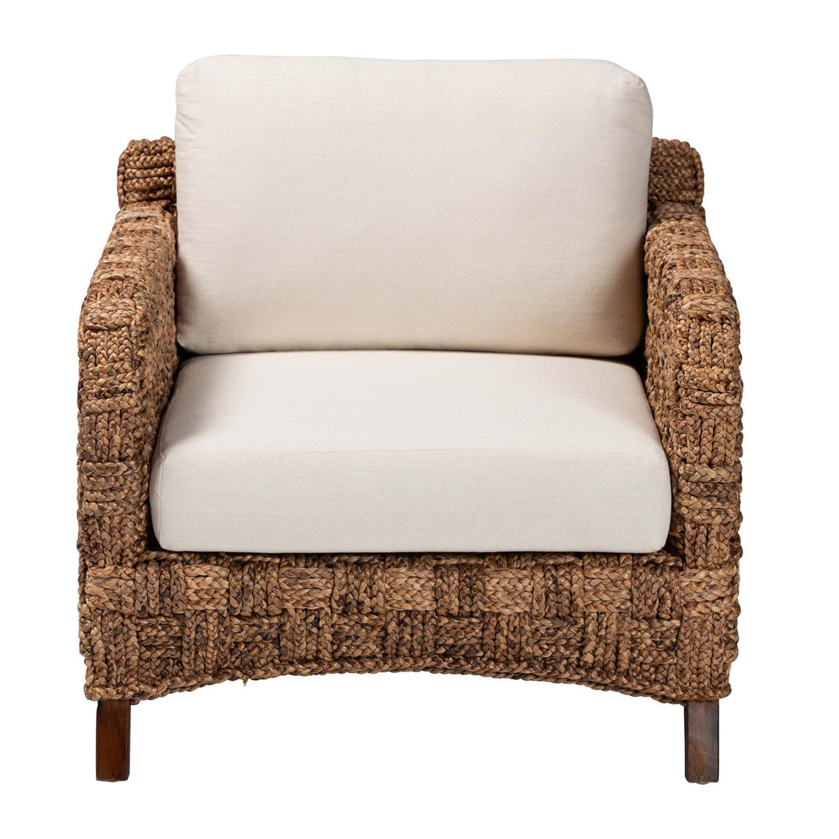 Modern European furniture - Woven Seagrass Bohemian Lounge Chair - www.oroa.com