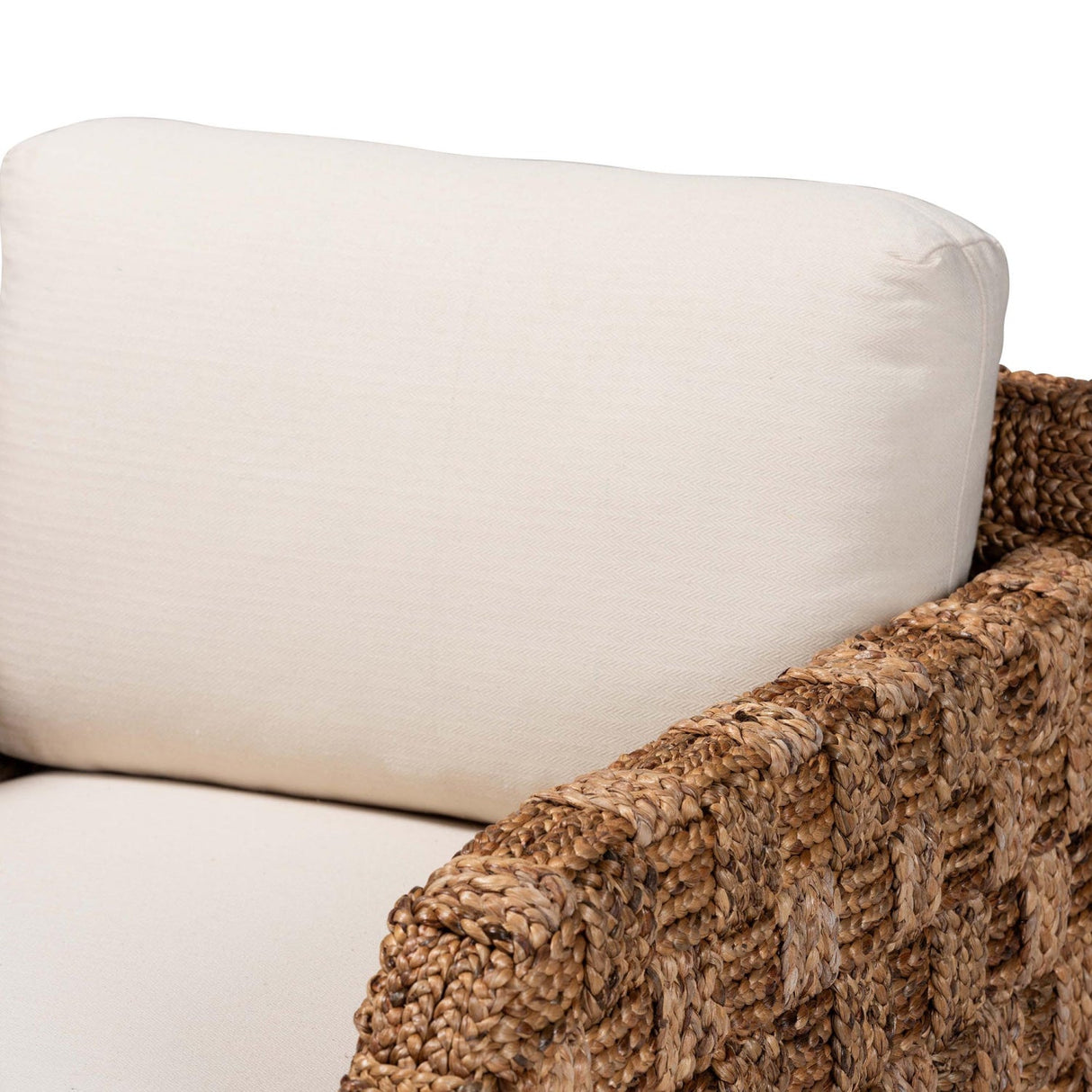 Modern European furniture - Woven Seagrass Bohemian Lounge Chair - www.oroa.com