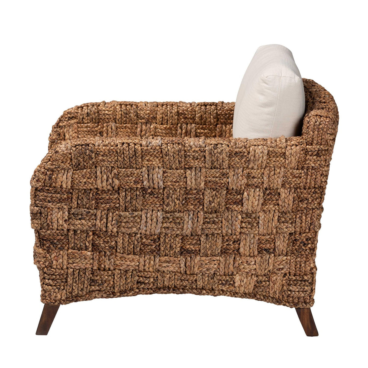 Modern European furniture - Woven Seagrass Bohemian Lounge Chair - www.oroa.com