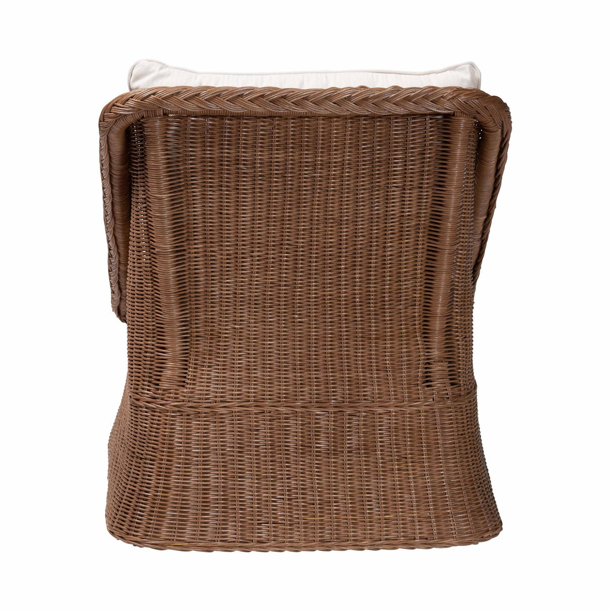 Braided Rattan Padded Lounge Chairs 2 | Bali Loom Derris | Oroa.com