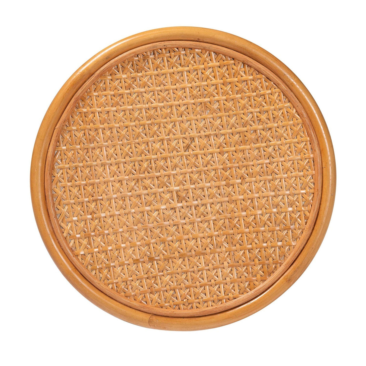 Modern European furniture - Woven Rattan Round End Table - www.oroa.com