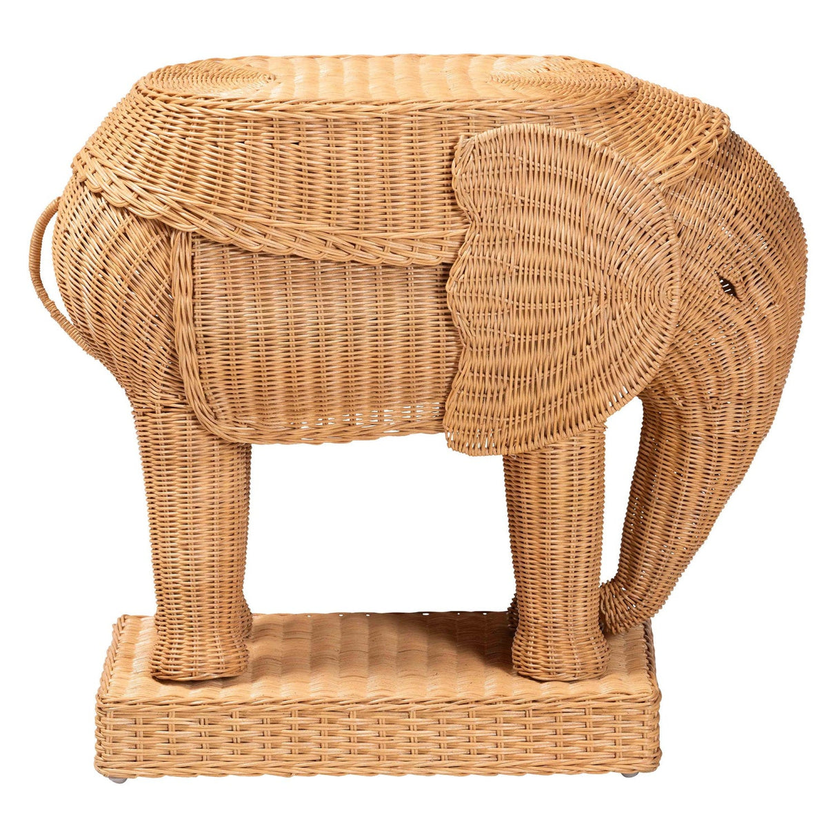 Modern European furniture - Rattan Elephant End Table - www.oroa.com