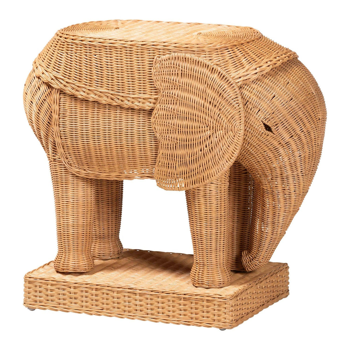 Modern European furniture - Rattan Elephant End Table - www.oroa.com