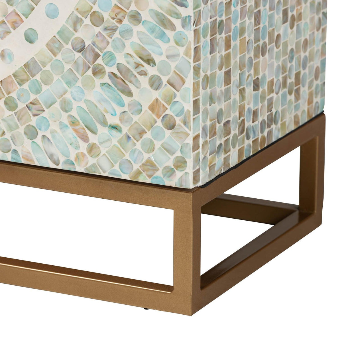 Modern European furniture - Multicolored Mother Of Pearl Cabinet - www.oroa.com