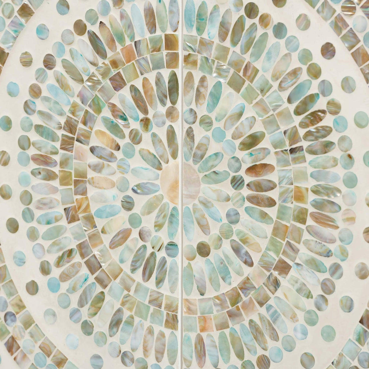 Modern European furniture - Multicolored Mother Of Pearl Cabinet - www.oroa.com