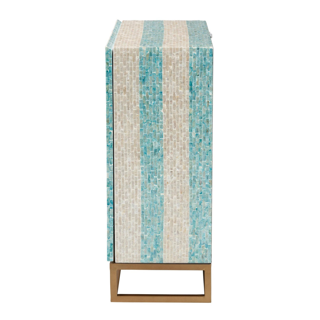 Modern European furniture - Two Toned Mother Of Pearl Cabinet - www.oroa.com