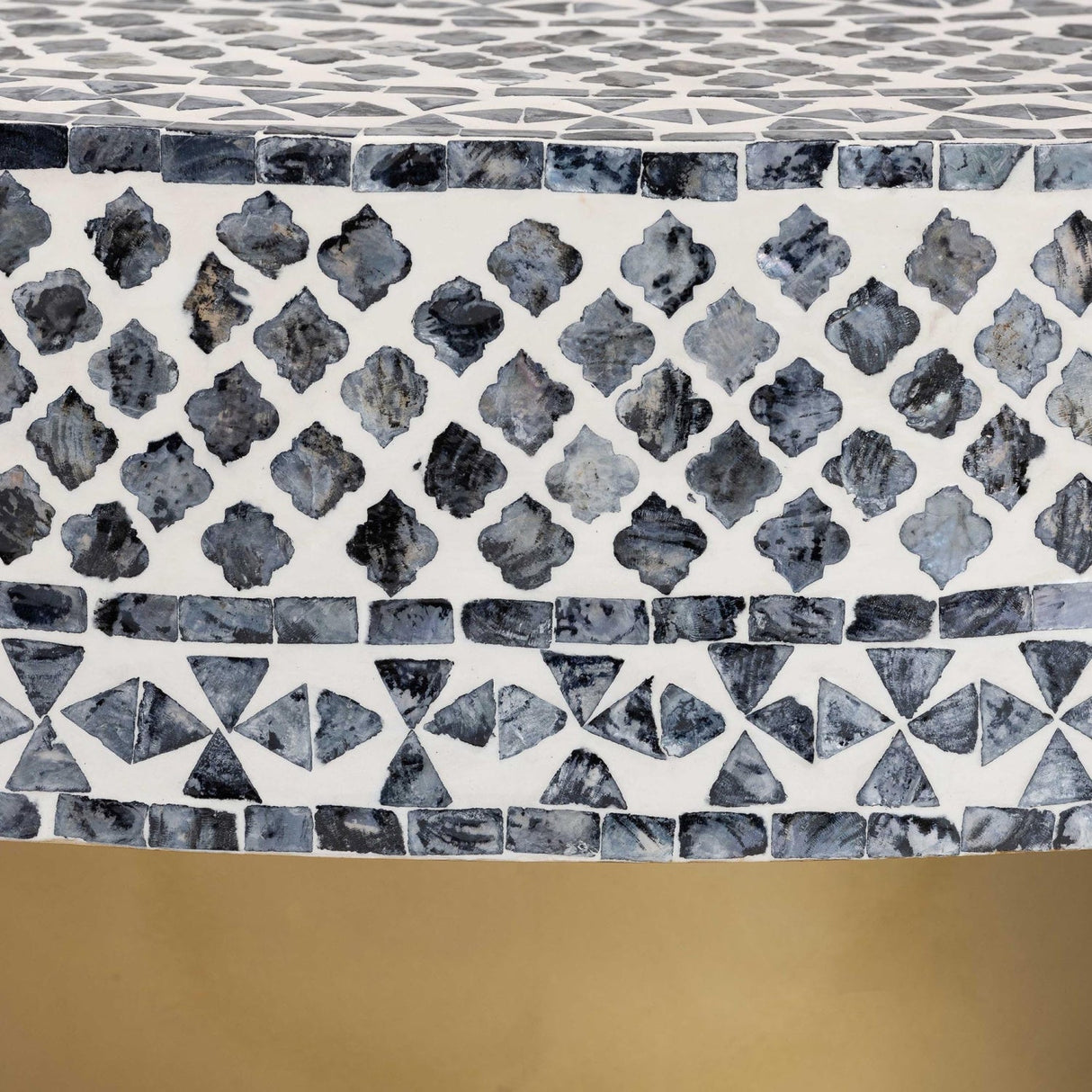 Modern European furniture - Mosaic Capiz Shell Coffee Table - www.oroa.com | Oroa.com